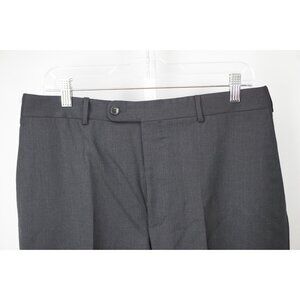 Corneliani Master Charcoal Gray 100% Wool Dress Pants Sz 50 NEW
